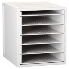 M&Oacute;DULO ARCHISYSTEM DE 6 BANDEJAS 356X316X362 MM GRIS ARCHIVO 2000 8206B GS (Espera 4 dias)